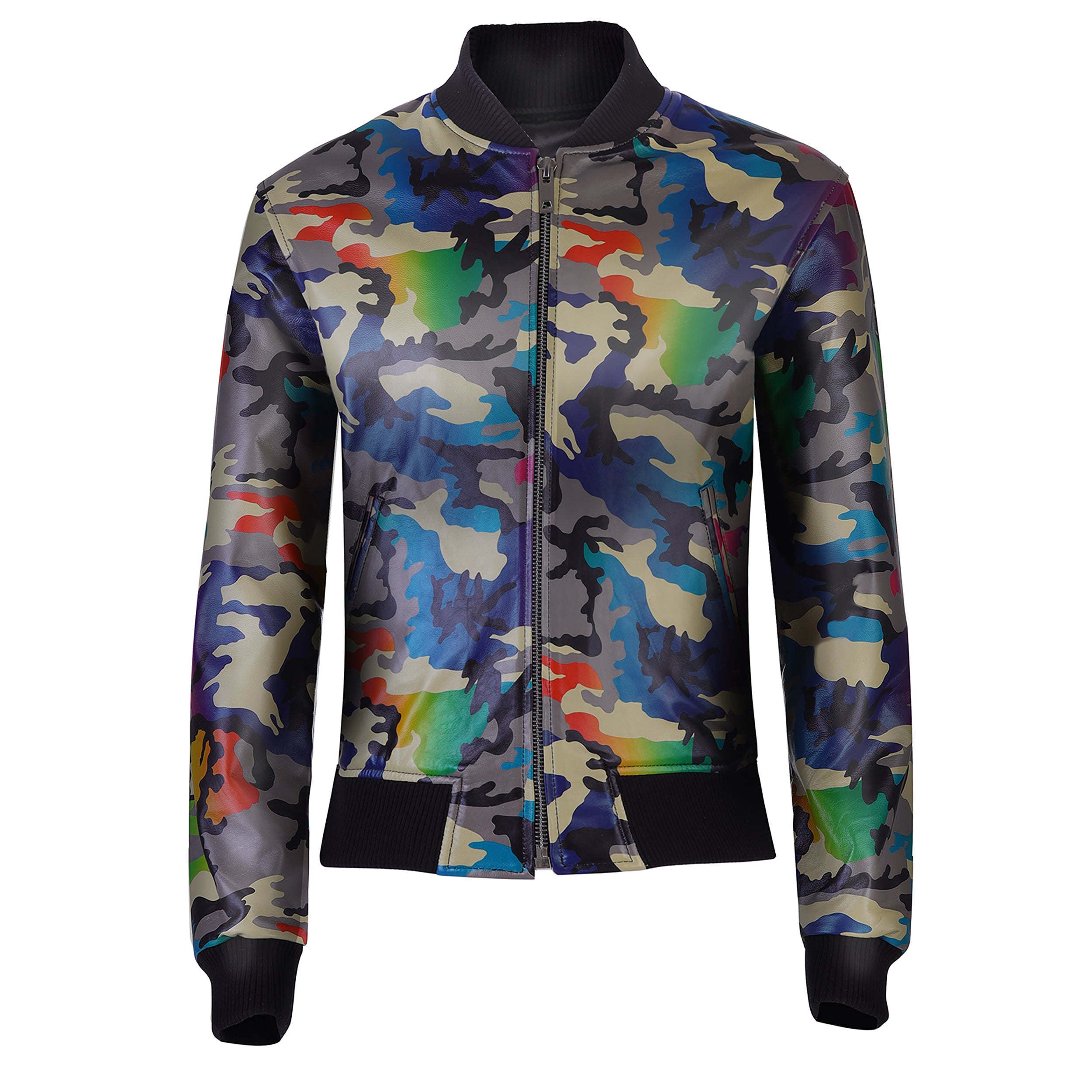 Colorful shop camo jacket